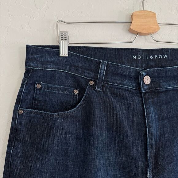 MOTT & BOW Men’s Slim Mosco Dark Wash Jeans 36 X 30 - Picture 6 of 15